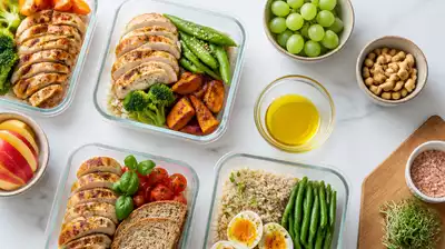 Healthy meal preparation