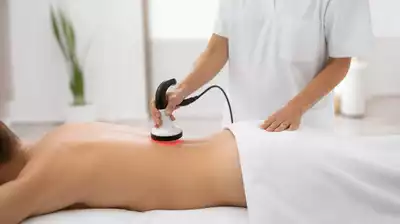 Wärmetherapie in Anwendung